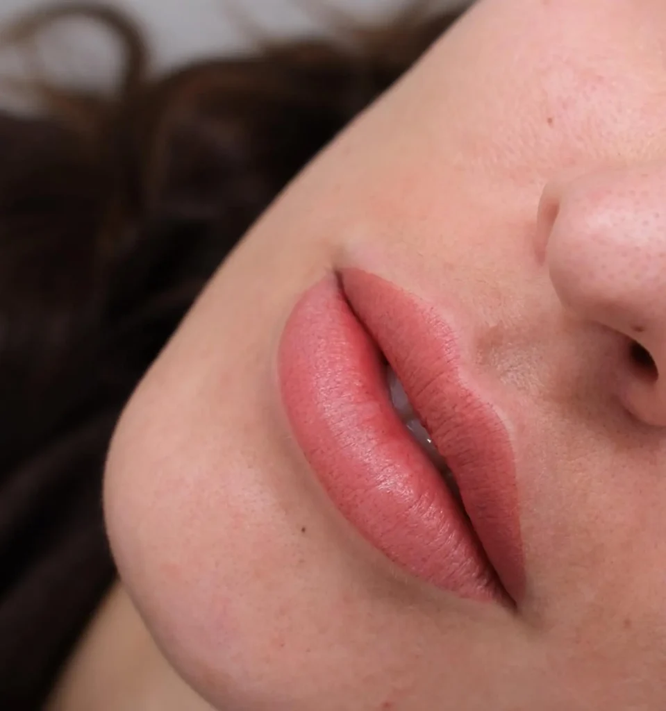 lip liner tattoo procedure step by step